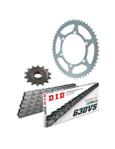 Kit chaine moto 15x41 630 DID - Couronne acier - DID630VS Noir-Noir - Kawasaki Z1000 R2 1983