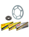 Kit chaine moto 16x45 530 DID - Couronne acier - Type de chaine au choix - Yamaha 400 XJ 1981-84 - 550 XJ (4V8) 1981-85
