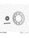 Kit chaine moto 17x50 428 AFAM - Couronne acier - Type de chaine au choix - Derbi 125 SM 4T 2004-2007