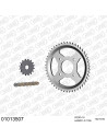 Kit chaine moto 16x50 428 AFAM - Couronne acier - Type de chaine au choix - HON NX 125 Transcity 1989-1997