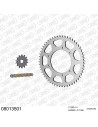Kit chaine moto 14x56 428 AFAM - Couronne acier - Type de chaine au choix - Rieju Marathon 125 Enduro 2009-2021