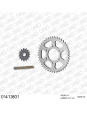 Kit chaine moto 15x44 428 AFAM - Couronne acier - Type de chaine au choix - Suzuki TS 125 C ER 1979-1982