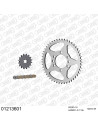Kit chaine moto 16x49 428 AFAM - Couronne acier - Type de chaine au choix - Yamaha DT 125 MX 1978-1991