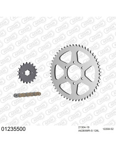 Kit chaine moto 19x52 428 AFAM - Couronne acier - 428 XMR-G - Yamaha XT 350 1985-1998