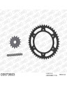 Kit chaine moto 15x44 520 AFAM - Couronne acier - Type de chaine au choix - Aprilia 650 IE Pegaso Trail 2006-2008