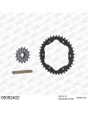 Kit chaine moto 15x38 520 AFAM - Couronne acier - 520 XHR2-G - Ducati 1098 Strada 2007-2009
