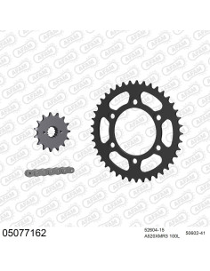 Kit chaine moto 15x41 520 AFAM - Couronne acier - Type de chaine au choix - Ducati 750 Monster 1999-2001