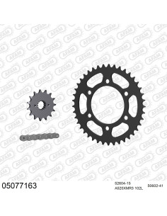 Kit chaine moto 15x41 520 AFAM - Couronne acier - Type de chaine au choix - Ducati 750 Monster 2002-2002