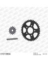 Kit chaine moto 14x38 520 AFAM - Couronne acier - 520 XLR2 - Honda CRM 125 R V / W / X 1995-1999