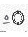 Kit chaine moto 14x43 520 AFAM - Couronne acier - Type de chaine au choix - Honda FX 650 Vigor 1999-2003