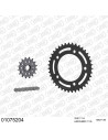 Kit chaine moto 16x39 520 AFAM - Couronne acier - Type de chaine au choix - Honda NC 700 X DCT 2012-2014
