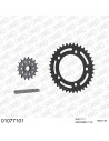 Kit chaine moto 17x39 520 AFAM - Couronne acier - Type de chaine au choix - Honda NC 750 S Integra DCT 2018-2020