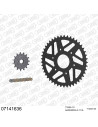 Kit chaine moto 15x45 520 AFAM - Couronne acier - Type de chaine au choix - KTM 390 Duke 2014-2022