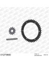 Kit chaine moto 13x40 520 AFAM - Couronne acier - Type de chaine au choix - Yamaha 660 Raptor 2001-2006