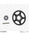 Kit chaine moto 15x46 520 AFAM - Couronne acier - Type de chaine au choix - Yamaha XT 240 1984-1985