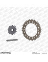 Kit chaine moto 17x38 520 AFAM - Couronne alu - Type de chaine au choix - KTM 620-E DUKE1994-1999 1993-1999