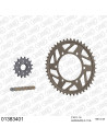 Kit chaine moto 16x45 520 AFAM - Couronne alu - Type de chaine au choix - Yamaha MT-09 2013-2016
