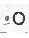 Kit chaine moto 15x41 525 AFAM - Couronne acier - 525 XHR3-G - Ducati 1200 Monster 2014-2016