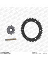 Kit chaine moto 16x43 525 AFAM - Couronne acier - Type de chaine au choix - Honda VFR 800 F 2014-2019