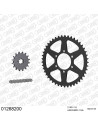 Kit chaine moto 16x45 530 AFAM - Couronne acier - Type de chaine au choix - Yamaha XJ 550 1981-1984