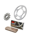 Kit chaine moto 15x36 525 EK CHAIN - Couronne acier - SRX2 - Ducati 999 2003 - 2006