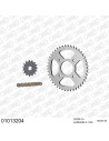 Kit chaine moto 15x45 428 AFAM - Couronne acier - Type de chaine au choix - Honda 125 CBF 2015-2020