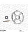 Kit chaine moto 13x54 428 AFAM - Couronne acier - Type de chaine au choix - Yamaha TT 125 R Grandes Roues 2000-2001