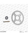 Kit chaine moto 13x54 428 AFAM - Couronne acier - Type de chaine au choix - Yamaha TT 125 R Grandes Roues 2002-2021