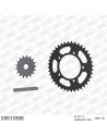 Kit chaine moto 17x40 520 AFAM - Couronne acier - Type de chaine au choix - Aprilia 125 RS 2006-2012