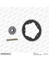Kit chaine moto 15x39 520 AFAM - Couronne acier - Type de chaine au choix - Ducati 848 EVO 2008-2013