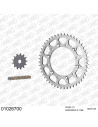 Kit chaine moto 13x48 520 AFAM - Couronne acier - Type de chaine au choix - Honda XR 250 R 1986-1987
