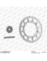 Kit chaine moto 13x48 520 AFAM - Couronne acier - Type de chaine au choix - Honda XR 250 R 1988-1989