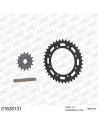 Kit chaine moto 15x38 520 AFAM - Couronne acier - Type de chaine au choix - Kawasaki BJ 250 Estrella 1992-2003