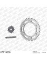Kit chaine moto 13x42 520 AFAM - Couronne acier - Type de chaine au choix - KTM 125 Duke / Sting 1997-1998
