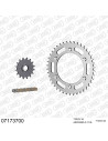 Kit chaine moto 16x42 520 AFAM - Couronne acier - Type de chaine au choix - KTM 640 LC4 Adventure 1998-2007