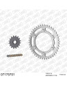 Kit chaine moto 16x44 520 AFAM - Couronne acier - Type de chaine au choix - KTM 690 Rally 2007-2010