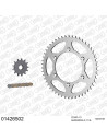 Kit chaine moto 13x50 520 AFAM - Couronne acier - Type de chaine au choix - Suzuki DR 250 Z 2001-2007