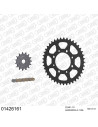 Kit chaine moto 15x41 520 AFAM - Couronne acier - Type de chaine au choix - Suzuki GN 250 1985-1998