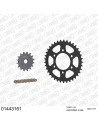 Kit chaine moto 16x37 520 AFAM - Couronne acier - Type de chaine au choix - Suzuki GN 400 1980-1981