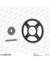 Kit chaine moto 15x43 520 AFAM - Couronne acier - Type de chaine au choix - Suzuki VL 250 Intruder 2000-2007