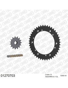 Kit chaine moto 15x44 520 AFAM - Couronne acier - Type de chaine au choix - Yamaha TT 600 R 1997-2002