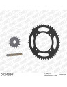 Kit chaine moto 15x45 520 AFAM - Couronne acier - Type de chaine au choix - Yamaha XT 400 4 Valve 1982-1984