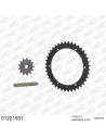 Kit chaine moto 13x40 520 AFAM - Couronne acier - Type de chaine au choix - Yamaha YFS 200 Blaster 1988-2006