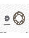 Kit chaine moto 17x40 520 AFAM - Couronne alu - Type de chaine au choix - Aprilia 125 RS 2006-2012