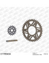 Kit chaine moto 17x40 520 AFAM - Couronne alu - Type de chaine au choix - Kawasaki ZX 10 R 2006-2007