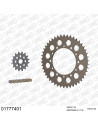 Kit chaine moto 16x46 520 AFAM - Couronne alu - Type de chaine au choix - Kawasaki ZXR 750 1989