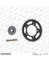 Kit chaine moto 16x40 525 AFAM - Couronne acier - Type de chaine au choix - Aprilia 1200 Dorsoduro 2011-2014