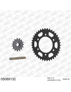 Kit chaine moto 15x39 525 AFAM - Couronne acier - Type de chaine au choix - Ducati 1000 Paul Smart 2006-2008
