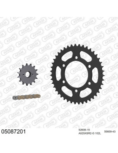 Kit chaine moto 15x43 525 AFAM - Couronne acier - Type de chaine au choix - Ducati 916 ST4 1999-2003