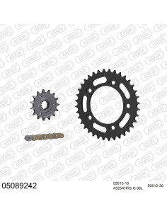 Kit chaine moto 15x36 525 AFAM - Couronne acier - Type de chaine au choix - Ducati 999 R / S 2003-2006